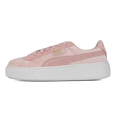 彪马Puma新款松糕厚底运动鞋防滑休闲鞋板鞋PlatformVelvetWn's37393502