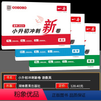 语数英 六年级下 [正版]2024新版一本小升初名校冲刺新卷语文数学英语真题冲刺新篇专题冲刺新卷 模拟卷冲刺新卷 六年级
