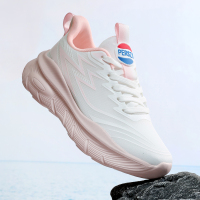 白水母 2025春季运动鞋马拉松缓震跑步鞋网面透气超轻休闲时尚跑鞋