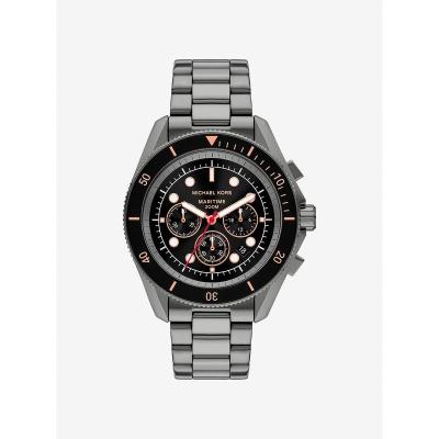 Michael Kors手表男士防水夜光潜水不锈钢时尚休闲腕表