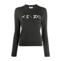 高田贤三(Kenzo)女运动卫衣女款Logo标志套头衫圆领长袖休闲百搭