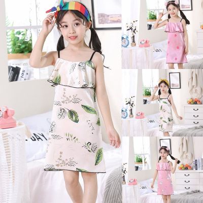 夏季儿童睡衣裙女童女孩可爱公主吊带裙中大小童多款家居服臻依缘