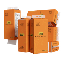 [挂式抽纸]织梦家用大包四层250抽 悬挂式抽纸 纸巾厕纸抽取式厕所卫生纸家庭装 母婴可用 6提箱装(送无痕挂钩*2)