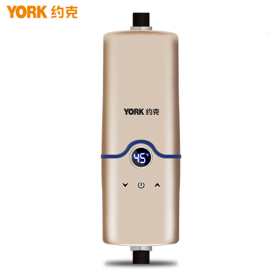 [门店同款]YORK约克即热式小厨宝 YK-C2金家用小型速热热水器 下出水 微电脑触控式 免储水即热厨宝 5500W