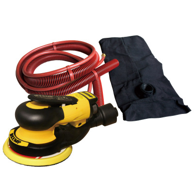 KEMP肯普5吋圆形偏心气动打磨机自带吸尘式A-FSG-O51-O25R120-S