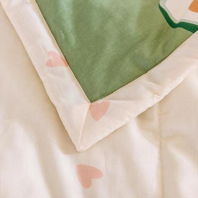 家柏饰(CORATED)夏天夏凉被全棉全棉可水洗机人双人儿童薄款被子春秋被空调被