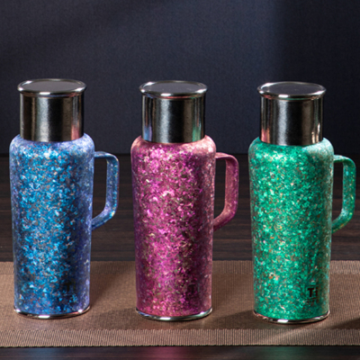 焖大师全钛爵士保温杯MD600T泡茶杯高档养生随行茶水分离杯