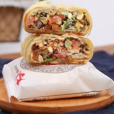 苏式酥皮月饼五仁月饼老式多口味豆沙酥饼传统糕点心