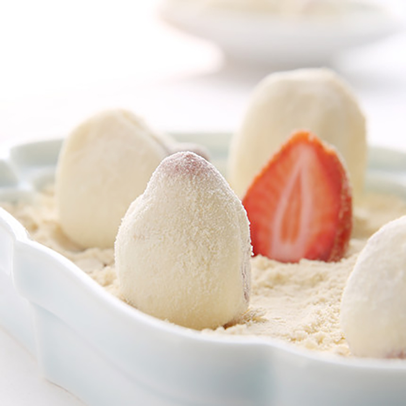 海天农场127克/袋奶香草莓球