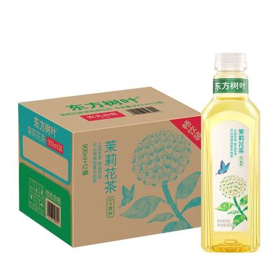 农夫山泉 东方树叶原味&复合茶饮料900ml*12瓶 茉莉花茶