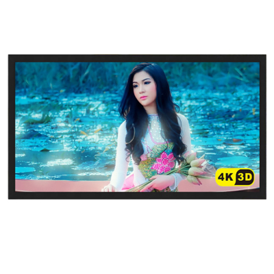 经科JK画框投影幕布投影机中边框N4-FL/W1玻纤白幕180寸16:9