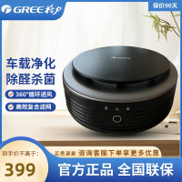 格力(GREE)车载空气净化器居家两用除病菌除甲醛祛异味便携车内净化器除烟味 KJ20G-A01