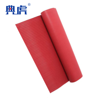 典虎 绝缘橡胶垫 红色平面3mm 米