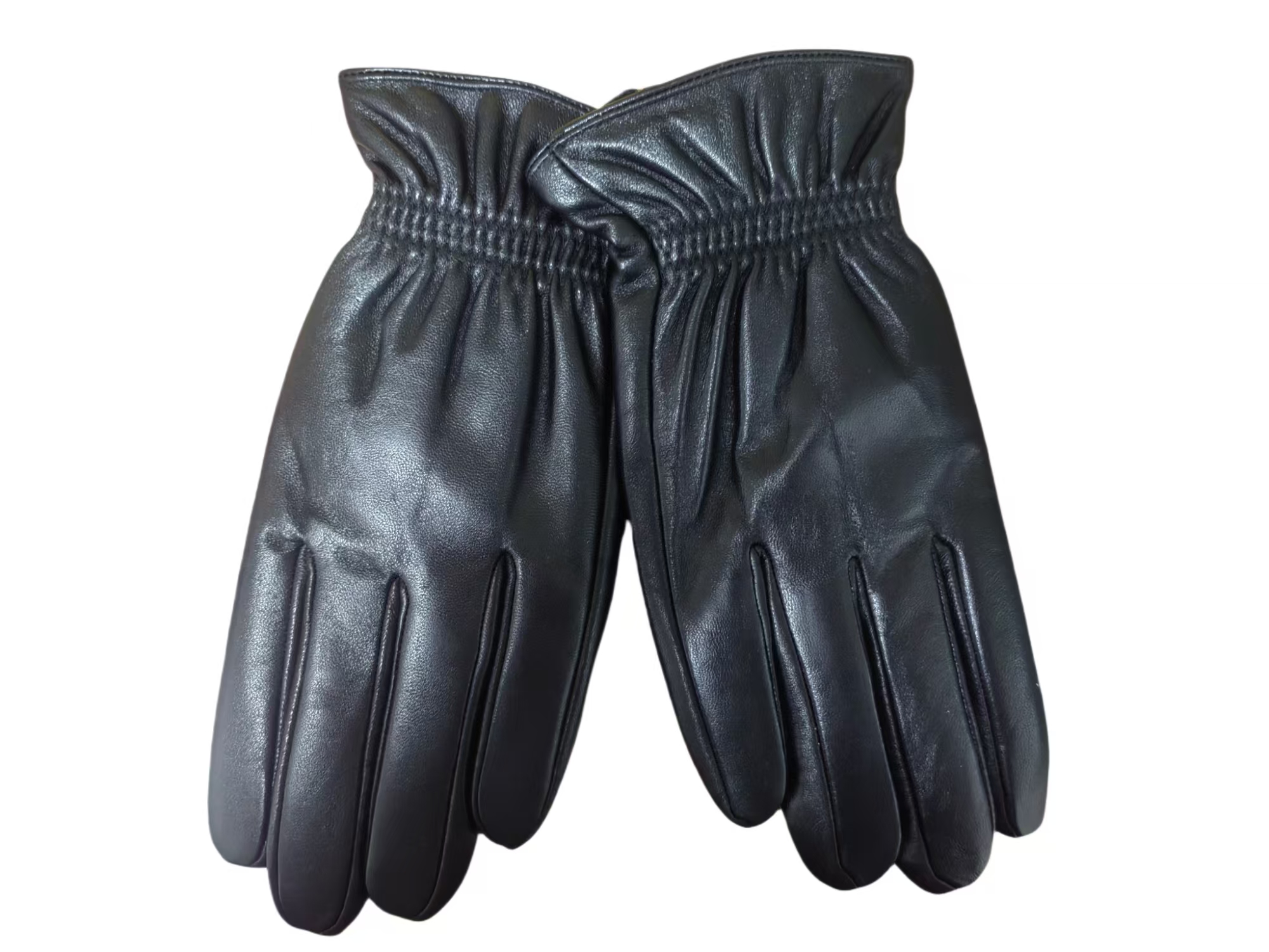 铁冠/黑色触屏A级男士秋冬加绒皮手套/TGST-19/双