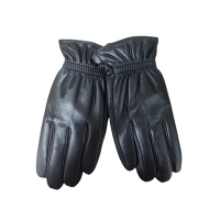 铁冠/黑色触屏A级男士秋冬加绒皮手套/TGST-19/双