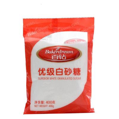 百钻优质白砂糖 400g/袋 规格可选 优质白砂糖纯 砂细糖白糖甜点蛋糕烘焙原料 舔碗