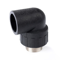 时速 PE外丝弯头 32x1" 个