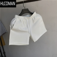 HLCOMAN夏季男士短裤 睡裤宽松棉质休闲跑步裤子运动弹力家居裤情侣3分裤