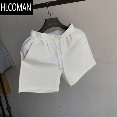 HLCOMAN夏季男士短裤 睡裤宽松棉质休闲跑步裤子运动弹力家居裤情侣3分裤