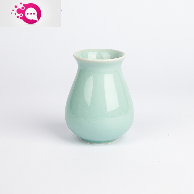 绿彩虹光中国风陶瓷多功能笔筒学生桌面复古创意文具收纳盒可爱简约大容量圆形毛笔筒笔桶办公桌摆件女ins时尚若兰款弟粉