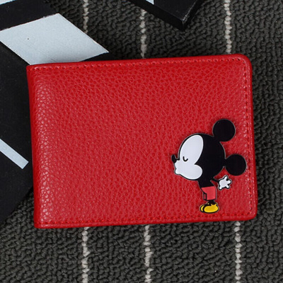 驾驶证皮套女可爱机动车行驶证皮套情侣个性驾照夹本二合一男-定制米奇右大红米奇右大红