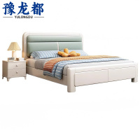 豫龙都 床+床头柜1.5米 套