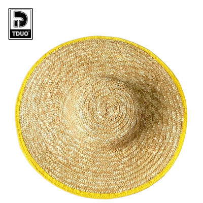 TDUO 编织草帽包边带绳HL3 顶
