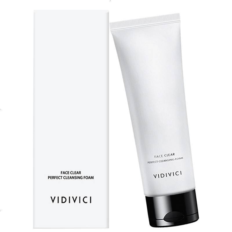 vidivici 女神洗面奶女士净透美肌 深层清洁温和玻尿酸植物蚕丝泡沫
