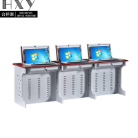 合祥源 三人位翻转桌电脑桌 2100*600*750mm 张