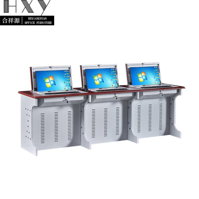合祥源 三人位翻转桌电脑桌 2100*600*750mm 张