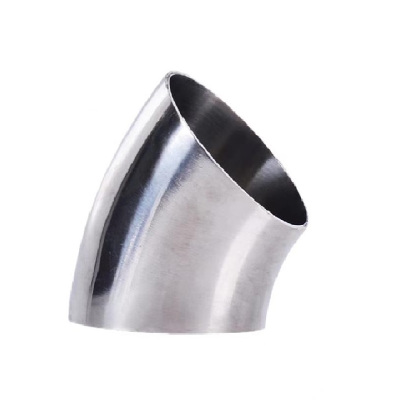 盛京联硕304不锈钢卫生级45度焊接弯头Φ19*1.5(外径*壁厚)个