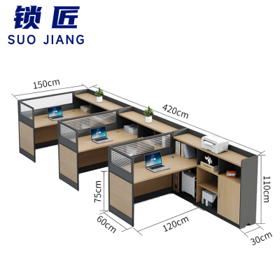 锁匠 屏风工位150*420*110cm张