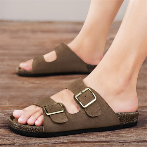 春夏季新款男士潮流个性简约轻便款拖鞋时尚舒适休闲百搭款一字拖