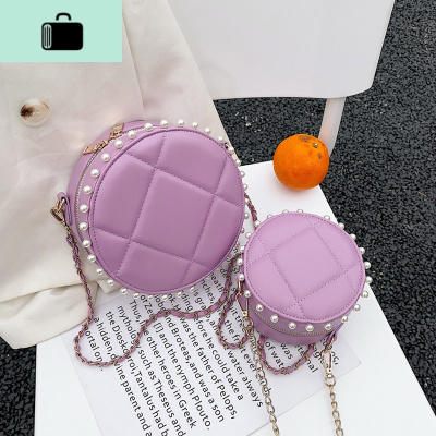 高级感小包包2020夏新款潮仙女珍珠链条小圆包ins网红单肩斜挎包NEW LAKE女士单肩包