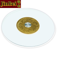 锦北餐桌转盘酒店饭店食堂钢化玻璃圆形底座转盘圆桌转盘直径148CM