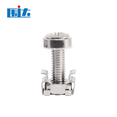 围达 机柜螺丝套装 M5*16镀镍 包