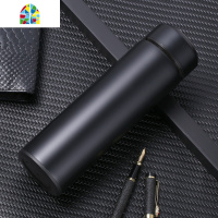 保温杯男女士便携304不锈钢水杯时尚真空不锈钢泡茶商务定制logo FENGHOU 银色500ml