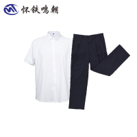 怀铁鸣朝 短袖衬衫套装 HT-G0541 办公室人员服装工作制服套装