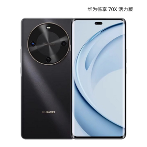 华为畅享70X 活力版 256 曜金黑 支持北斗卫星消息 巨鲸6100mAh电池 40W快充 4G双卡 双五星超耐摔 鸿蒙手机