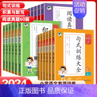 句式训练大全[下册] 小学一年级 [正版]53小学基础练句式训练大全积累与默写阅读真题60篇语文专项练习组词造句扩句写话