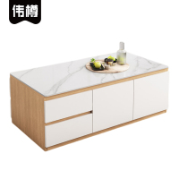 伟樽岩板茶几140*70*50cm张