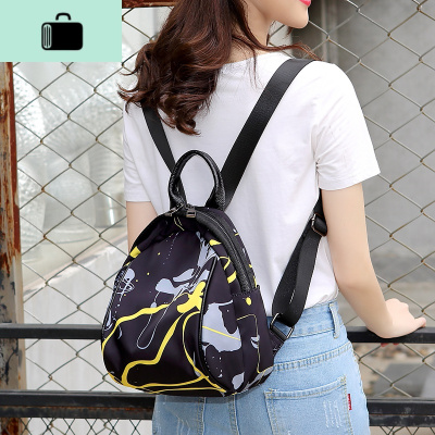 防水尼龙牛津布双肩包女小包2020新款时尚百搭轻便帆布女士小背包NEW LAKE