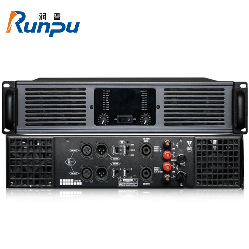 润普Runpu RP-MXGF400W 国产化会议音频系统扩声设备/立体声功放/400W大功率专业后级数字功放机