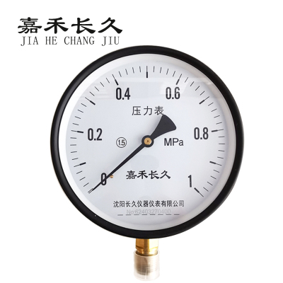 嘉禾长久+压力表+Y150 1.5级+块