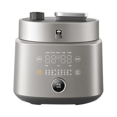 康巴赫电压力锅5L旋钮防滑防溢泄压钛金色KY-50FC02B