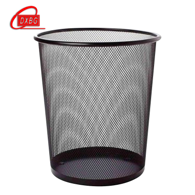 DXBG加厚铁网垃圾桶家用金属防锈垃圾篓办公室铁丝网废纸篓卫生间无盖
