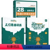 [三本装/推荐]28个核心考点+《玩转几何+思维训练全两册》 小学通用 [正版]天天向上 小学语文阅读理解28个核心考点