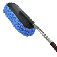 洗车用品擦车扫灰拖把除尘掸子汽车刷子长柄伸缩工具套装家用