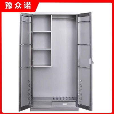 豫众诺 304不锈钢双门清洁柜 900*400*1800mm 台