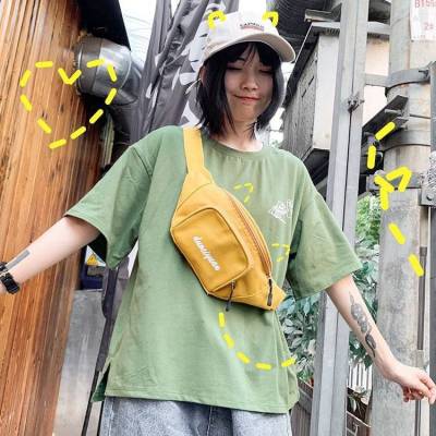 派尼美特2020新款女包潮ins时尚网红小包包腰包运动斜挎包字母胸包女